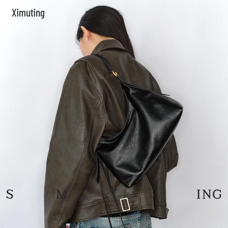 Ximuting Free Imagination Top-Grain Leather Tote Bag