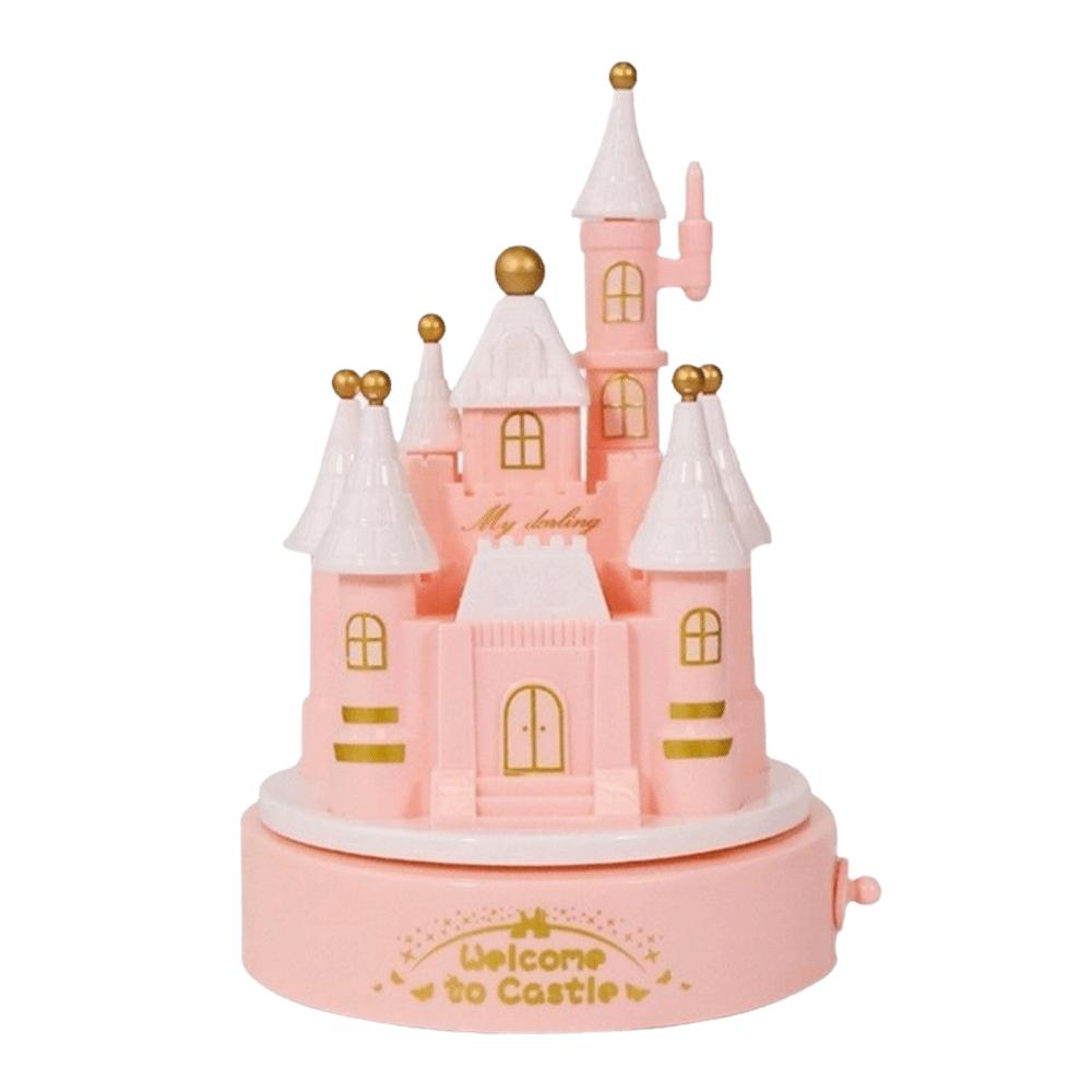 Exquisite Rotating Music Box Romantic Style Birthday Music Box  Desktop Ornament