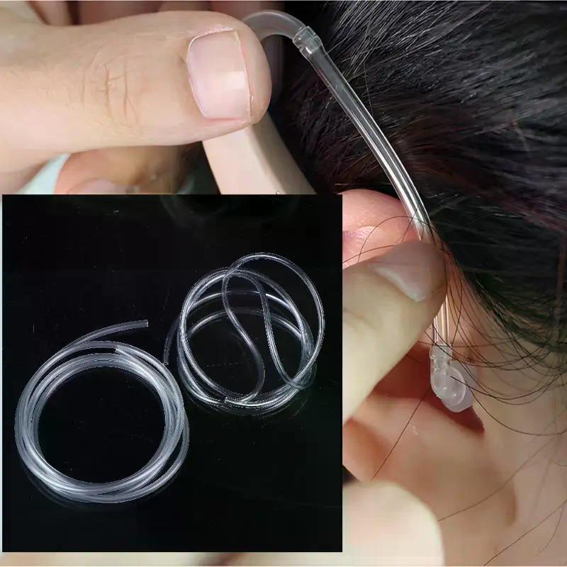 PVC Transparent Earmold Tube Tubing Hearing Aid PVC Tubing For DIY IEM Earphones Earmold Behind-the-ear Hearing Aid Accessories