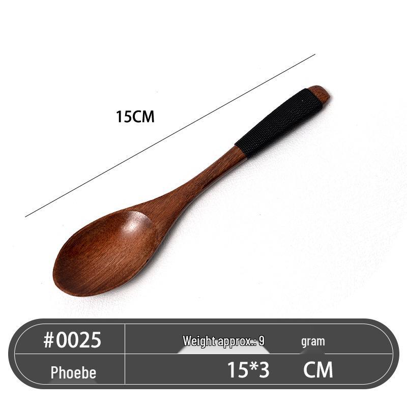 Japanese Style Camphor Wooden Spoon for Soup & Honey Stirring