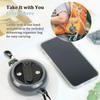 Portable Retractable Clothes Line for Travel Camping Windproof Invisible Outdoor Drying Line No Hole Needed for Business Trip