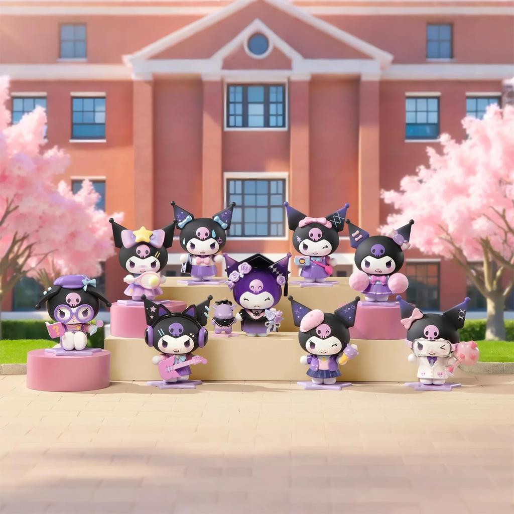 TOP TOY Sanrio Gakuen Nikki Series Gachapon Blind Box Figure Soft Vinyl PVC Plastic Model Gift Birthday Gift for Women Toy Kuromi My Melody Hello