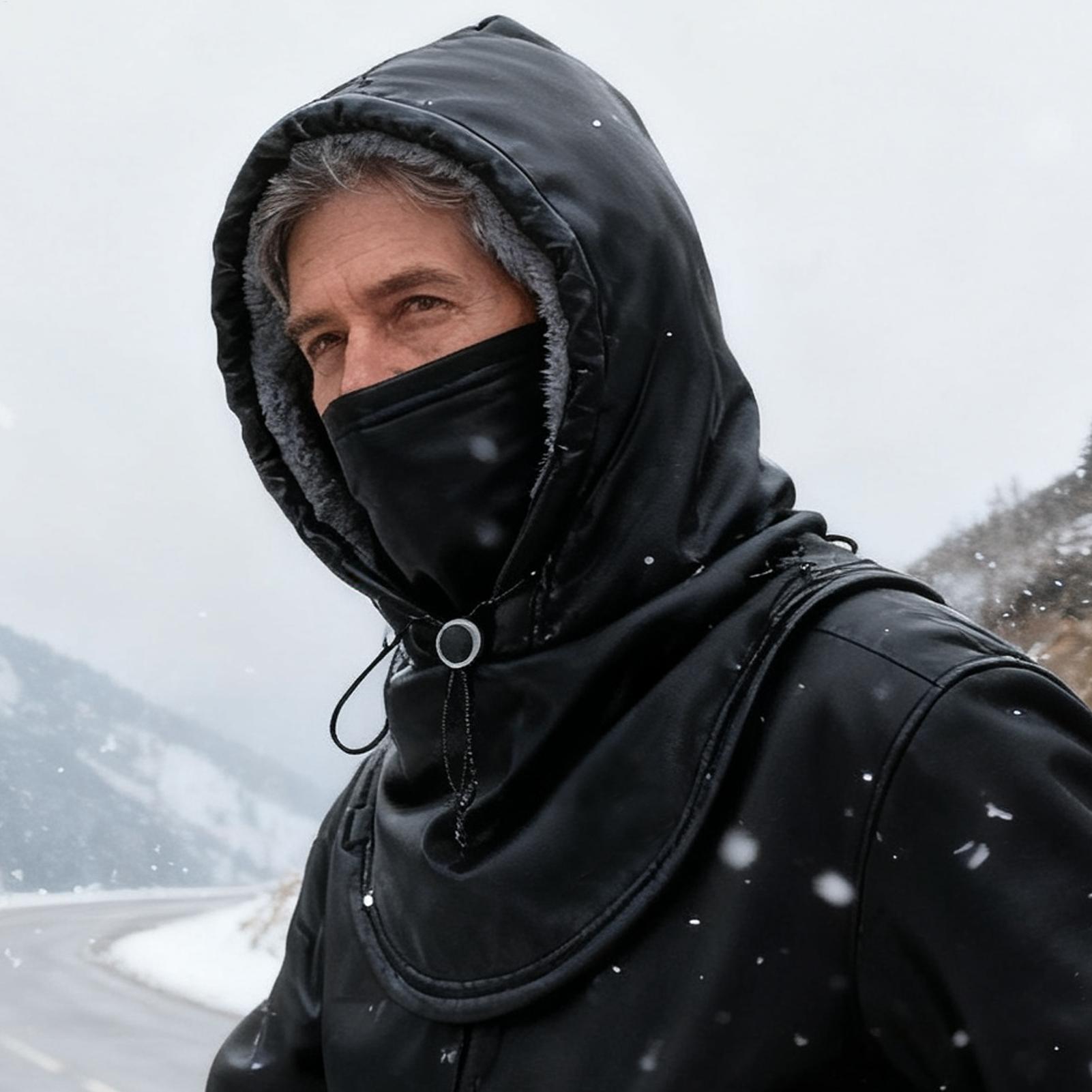 

Winter Face Cover For Men Protective Waterproof Thermal PU Hat Men Riding Winter Full Face Cover For Outdoor Motorcycle Riding China Mainland