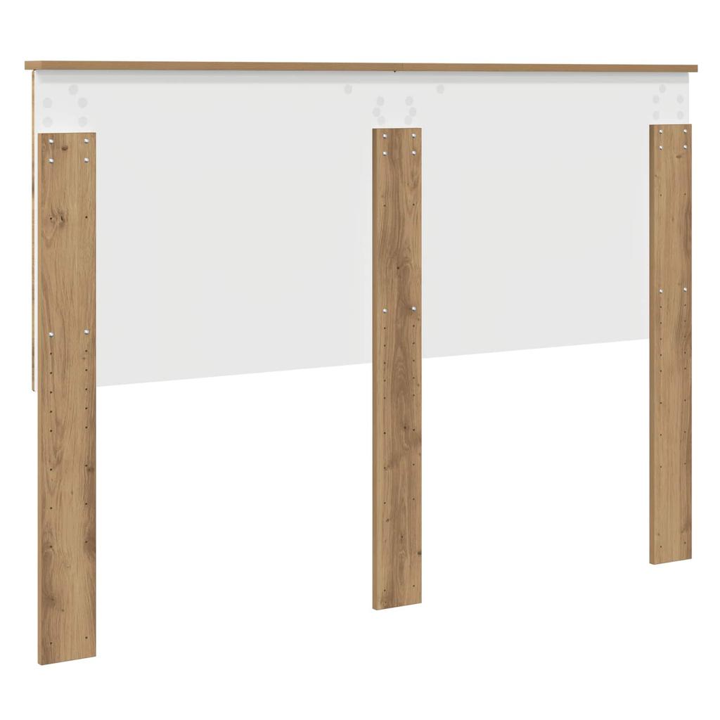 Headboard with Artisan Oak Finish 140 Cm Particleboard