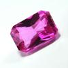 7.21 Ct Natural Loose Gemstone CERTIFIED Ceylon Sapphire Pink Emerald Cut