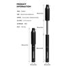 ThinkRider 120Psi Mini Bike Pump Aluminum Alloy Bicycle Hand Air Pump Tire Inflator Schrader Presta Valve MTB Road Cycling Pump