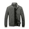 Fashion Aviator Jacket Baseball Jacket Autumn And Winter New coats Fleece Thickened jackets Warm Solid Color Zipper Top Men's
