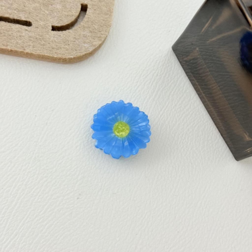 Charming Sunflower Mini Hair Clips - 2.9cm Cute Flower Side Clips