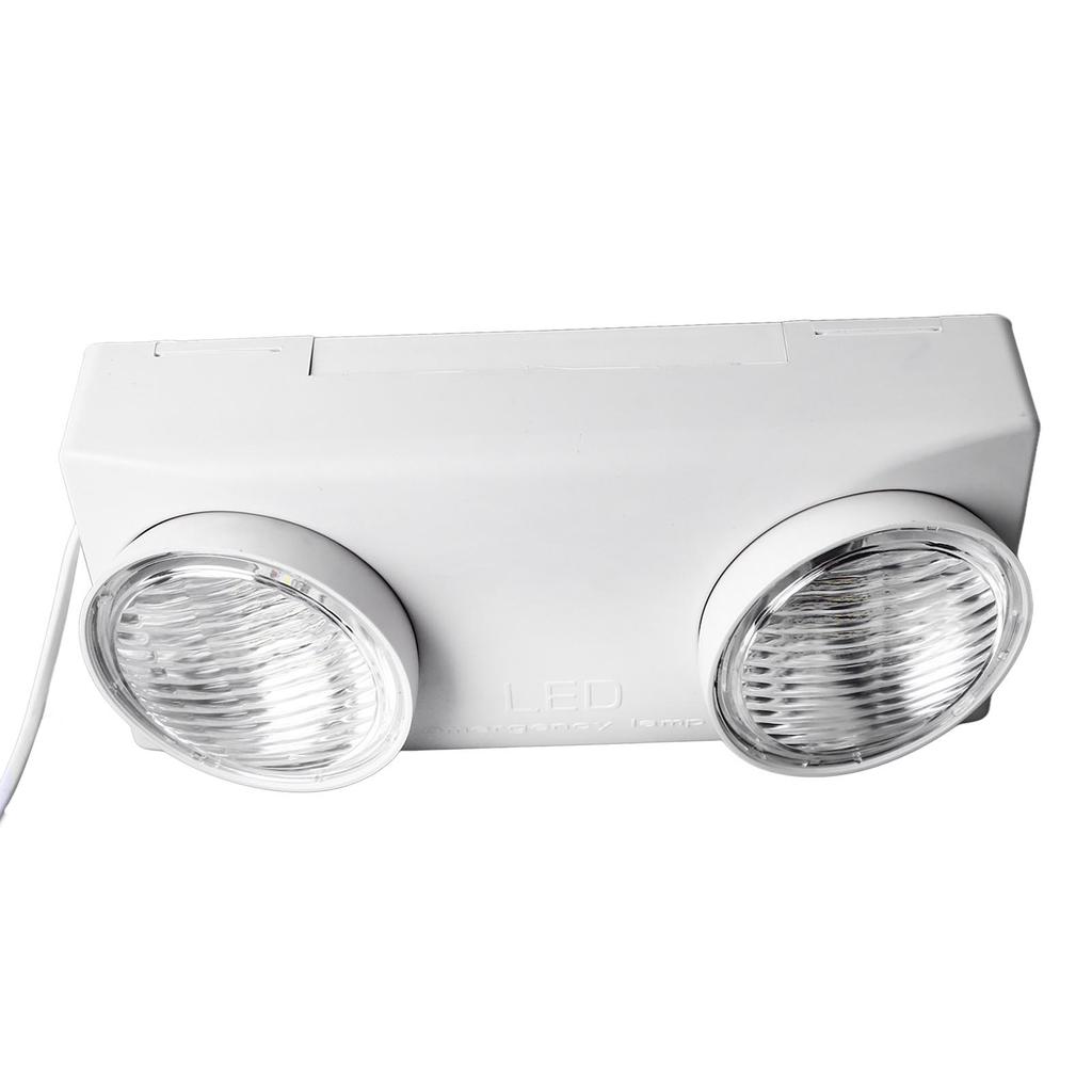 LED Emergency Light 2 Heads Commercial Emergency Lighting   for Home Exit