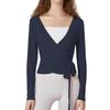 Women's Long Sleeve Knit Sports Top, Spring New Arrival, Fashion Trendy Streetwear for Women