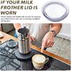93271 Replacement for Nespresso Aeroccino 3 3R Milk Frother Lid Cover Seal, Lid Cover/Milk Frother Lid Cover fit Parts MS-623697 and 3593 & 3594