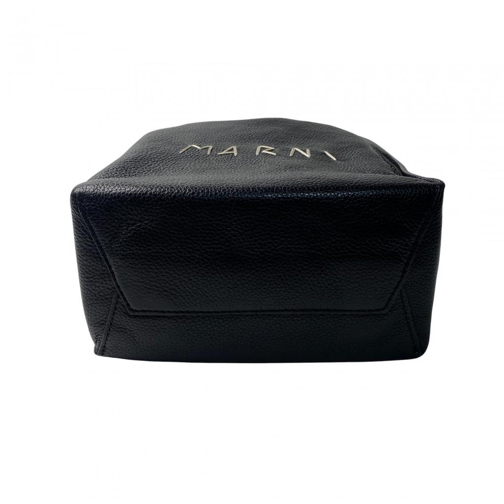 Used MARNIShoulder Bag Black Leather Women