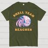 Shell Yeah Beaches Cotton Summer Casual Cool Loose T-Shirt
