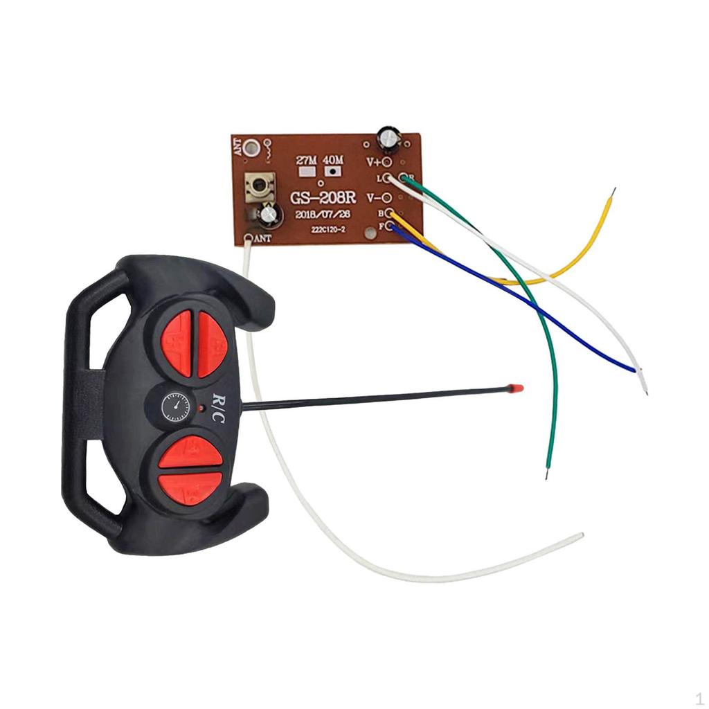 RC Remote Control Replacement Part with Receiver Board Circuit Accessories for Car Model