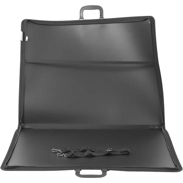 Portfolio Folder - Creotime - 74 X 55 Cm - Black - Soft - Zipped