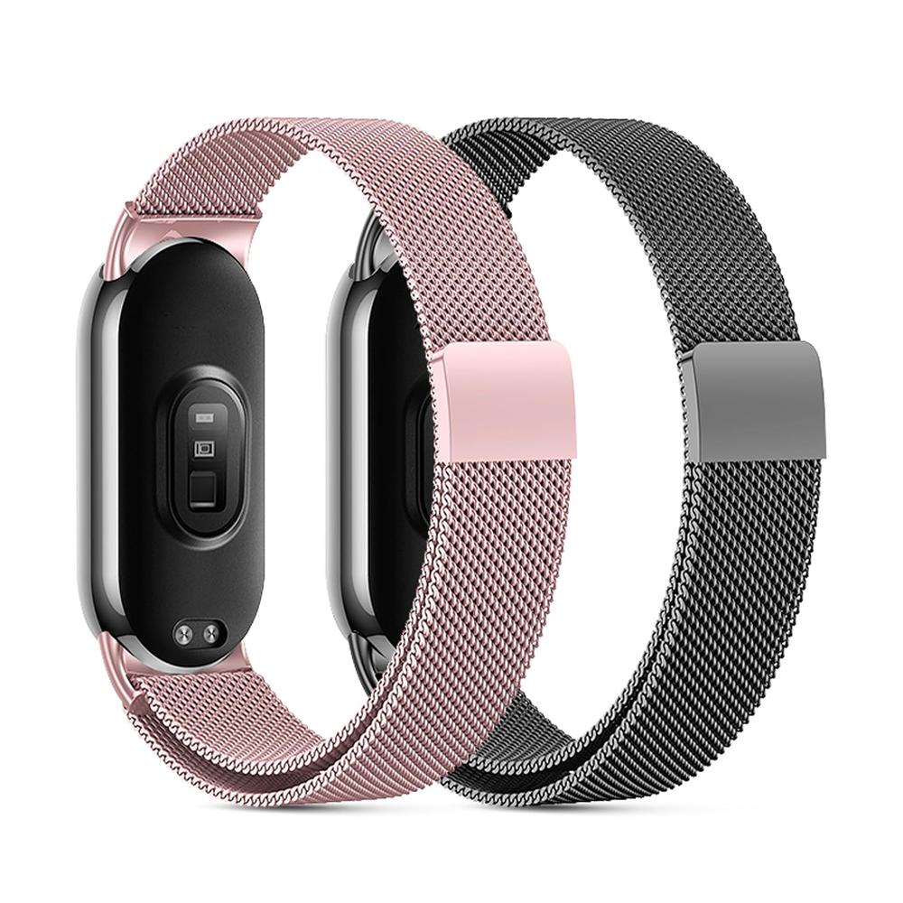 Edelstahlarmbänder für mi band 10 miband 10 nfc Uhrenzubehör magnetisches Band correa Armband für Xiaomi mi band 10 Armbänder