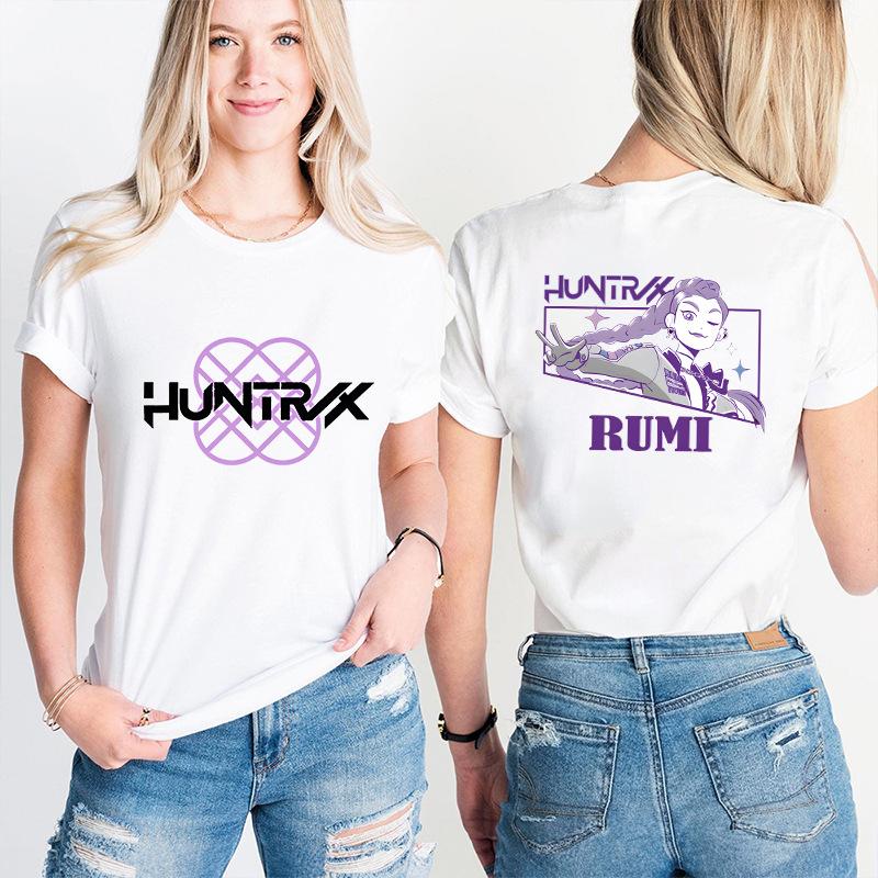 Kpop Korean Wave Witch Hunt trendy casual short sleeved printed T-shirt 5987