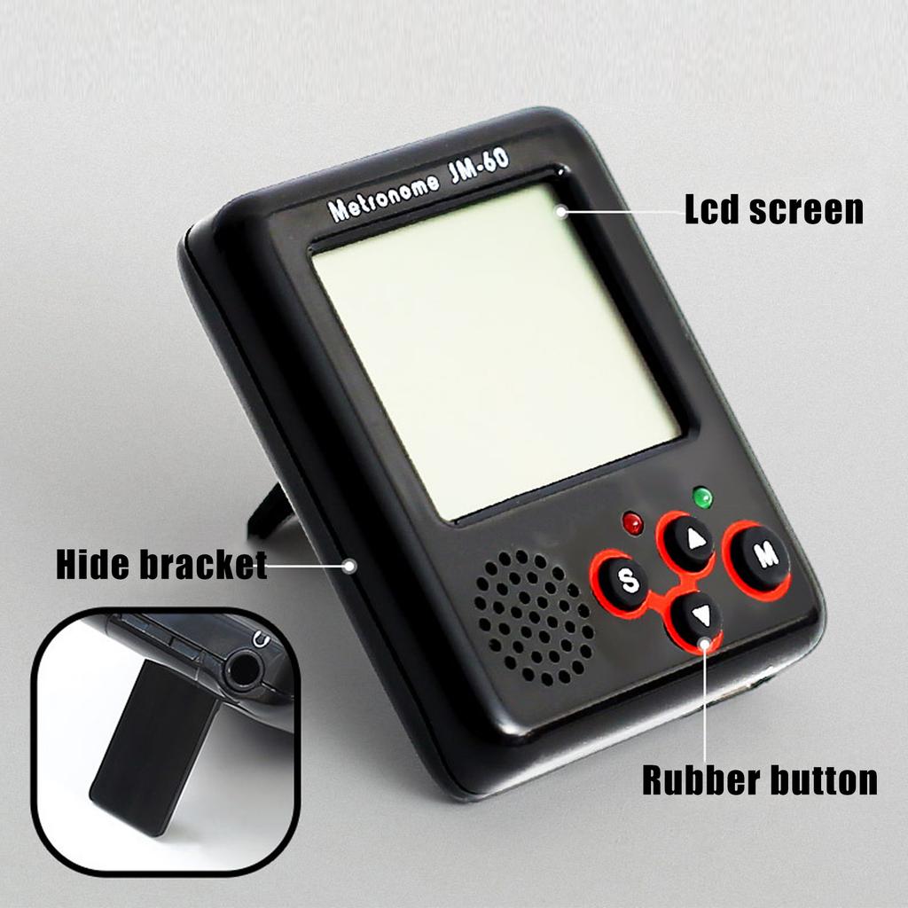 Professional Clip on LCD Digital Metronome Small Sports Running Metronome for Guitar Violin Musical Instrument Accessory