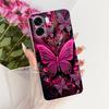 For OPPO A6X A6 A6T Pro 4G 5G Cute Flower Butterfly Cat Painted Case For Oppo A6 A6x A6T Pro 4G Soft Silicone TPU Phone Cases