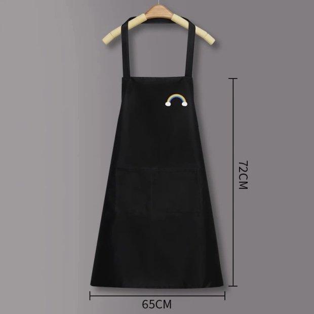 Rainbow Cactus Cartoon Apron - Cute Korean Style for Men & Women with Free Shipping for Newcomers