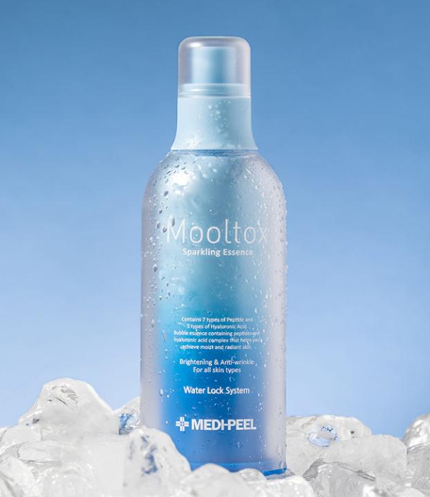 MEDI-PEEL Aqua Mooltox Sparkling Essence 100ml – Hydrating & Revitalizing Korean Skincare