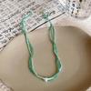 Minimalist Pearl Double Layer Necklace For Women Summer Fashion Jewelry