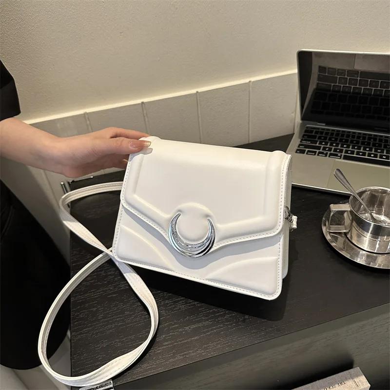 Popular Small Crossbody Bag New Trendy Solid Color Small Women's Shoulder Bag High-end Versatile Luxury Brand Crossbody Bag