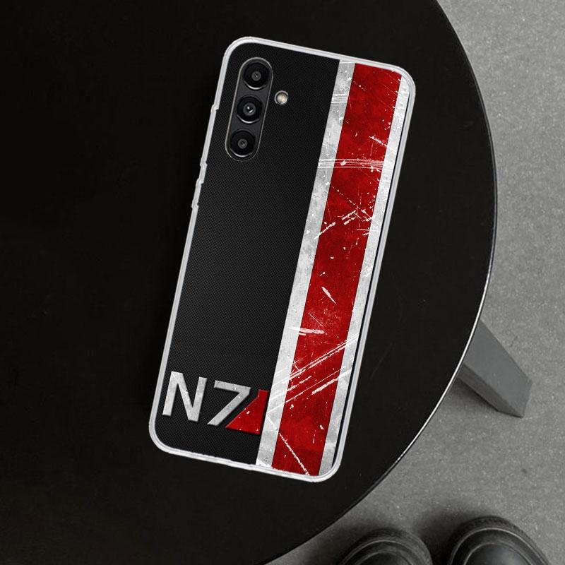N7 Mass Effect Phone Case Cover for Samsung Galaxy A17 A16 A26 A36 A56 A57 A37 A15 A25 A35 A55 A14 A24 A34 A54 A13 A23 A33 A53 G