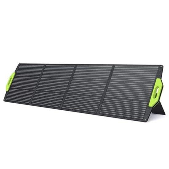 FOSSiBOT Solar Panel 200W ETFE Used IP68 Waterproof Dustproof 23.5 High Conversion Efficiency Foldable (200W 18V 11.2A) Charger Monocrystalline Power