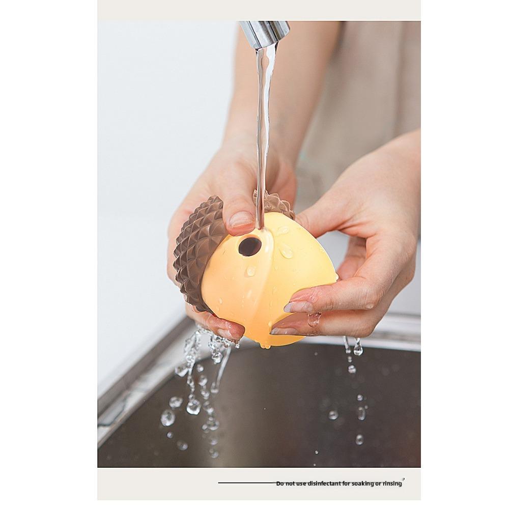 Pet toy dog leaked food ball edible silicone acorn shape feeding fun interactive wild toy ball