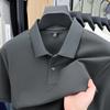 Men's Summer 2025 Pure Cotton Short Sleeve Lapel T-shirt