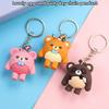 Keychain Eggie Party Pendant Bear Figure Keyring Bag Decoration Kid Gift Unisex