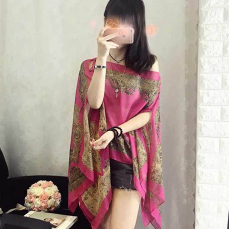Versatile Off-Shoulder Sunscreen Cape for Women - Lightweight Summer Shawl