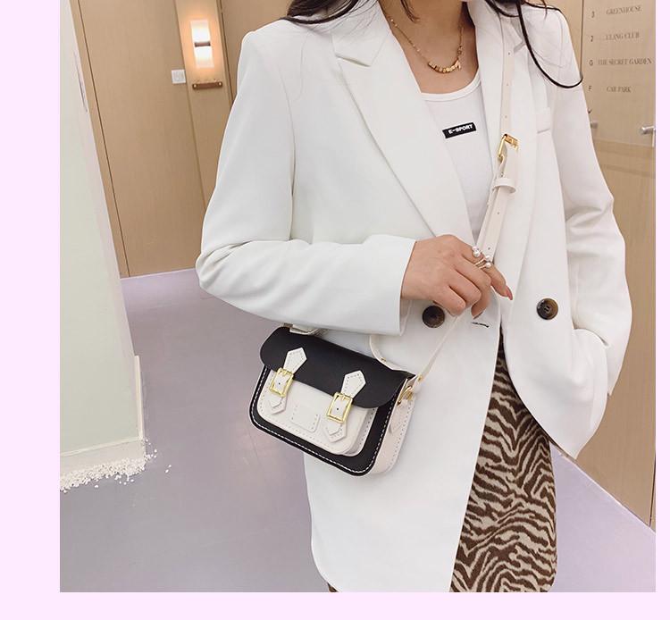 CC Retro Style DIY Color Block Women's Crossbody Shoulder Bag – Perfect Gift for Girlfriend