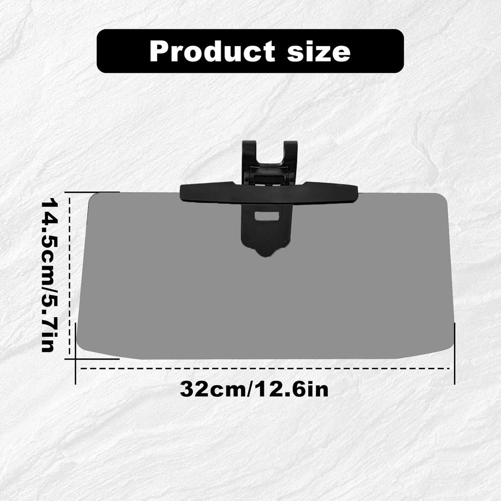 Car Sun Visors Compatible Anti-Glare Polarized Sun Visor Extender 72.5% Strong-Light Blocking Rate -Protect from Glare UV Ray Stray Light Safe