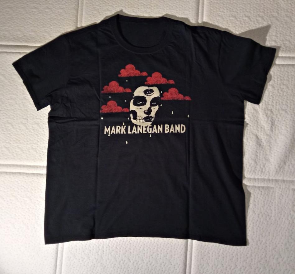 Vtg Mark Lanegan Band Music Lover Cotton Black Full Size Unisex Shirt MM1680 S разноцветный