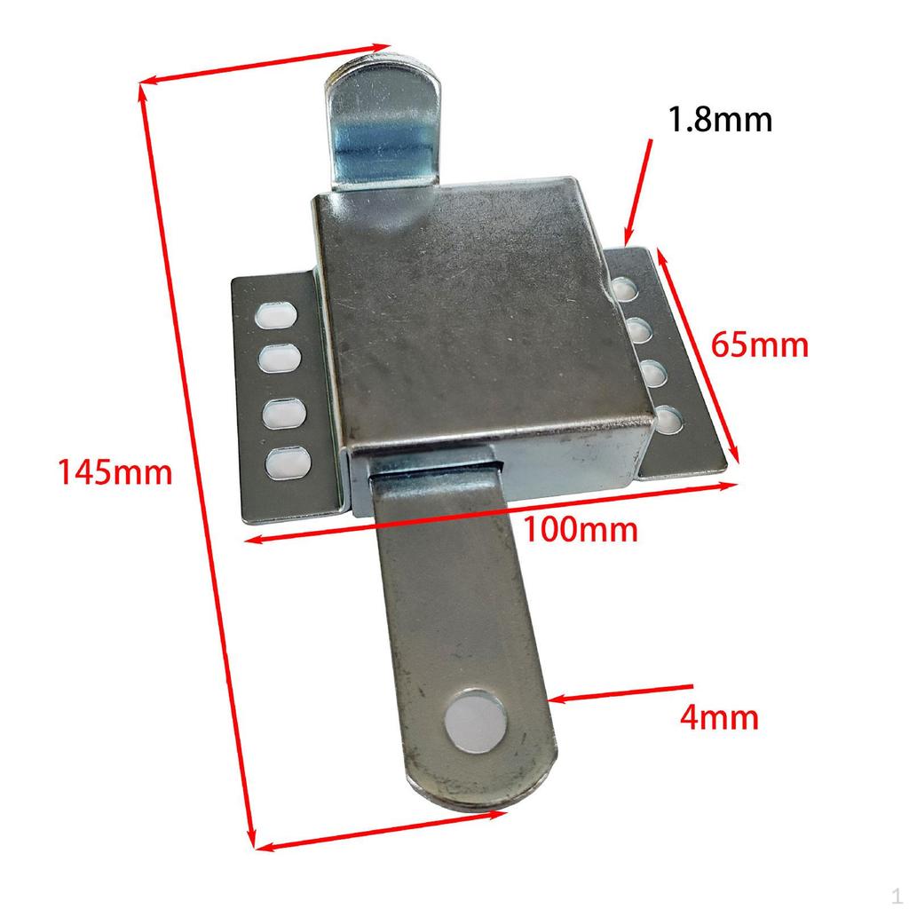 Garage Door Inside Deadlock Easy To Install High Strength Manual Sturdy Security Slide Latch Locking