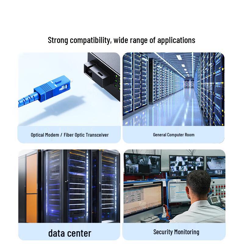 Ugreen 10 Gigabit SC-SC Single Mode Glasvezel Patchkabel