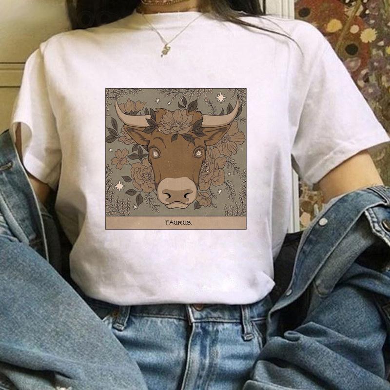 Fashion Women Tarot Cat Print Tshirts Funny Clothing Cartoon Womens Female Graphic T Shirt Cute TShirt Casual Tee Shirt Tees