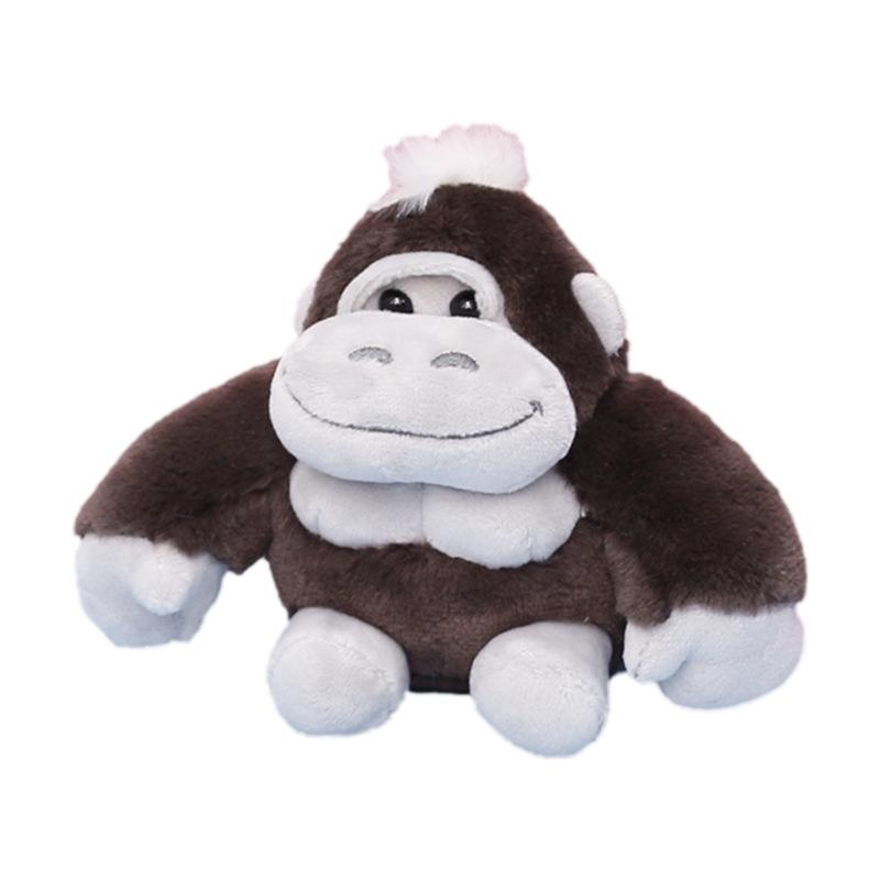 Gorilla Plush Toy King Kong Doll Claw Machine Stuffed Animal Keychain Bag Charm Cute Plushie