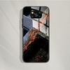 For Xiaomi Poco X3 X 3 Pro NFC X3Pro Pocox3 Pro Stylish Painted Cover Tempered Glass Phone Case For Poco X3 Pro Back Cover Coque