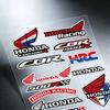 AQU1 FOR HONDA CBR500R Reflective motorcycle stickers, 3M safety warning at night in the dark scooter helmets