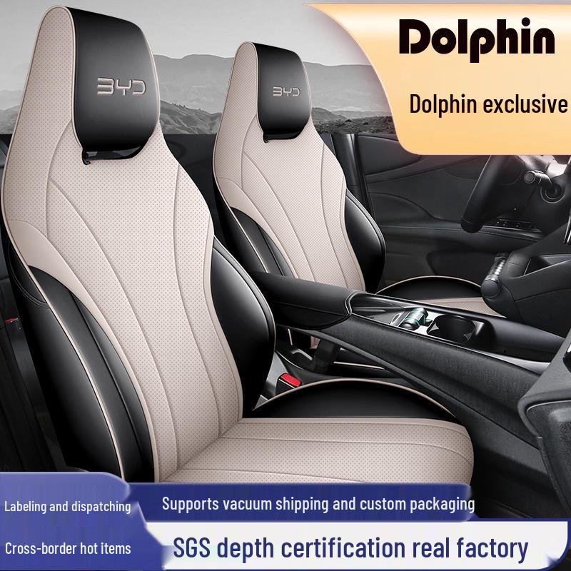 Dolphin Leather Car Seat Cushion for Left & Right-Hand Drive