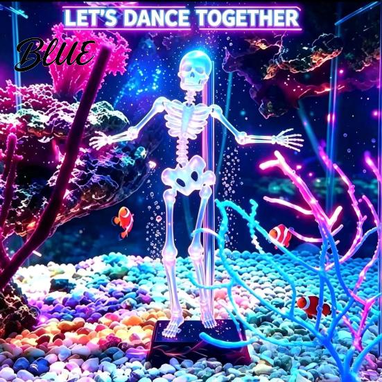 Skeleton Aquarium Ornament Dancing Skeleton