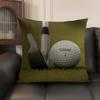 Golf Sports TTitleistS Cushion Cover Natural Linen Organic Fabric DoubleSided Printing Sofa Home Decor Gift Pillow Case