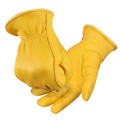 Motorcycle Gloves Deer Leather Waterproof Leather Gloves Outdoor Motorcycle Gloves Breathable Flexible Spring Autumn All Seasons S M L Size M [OZERO]