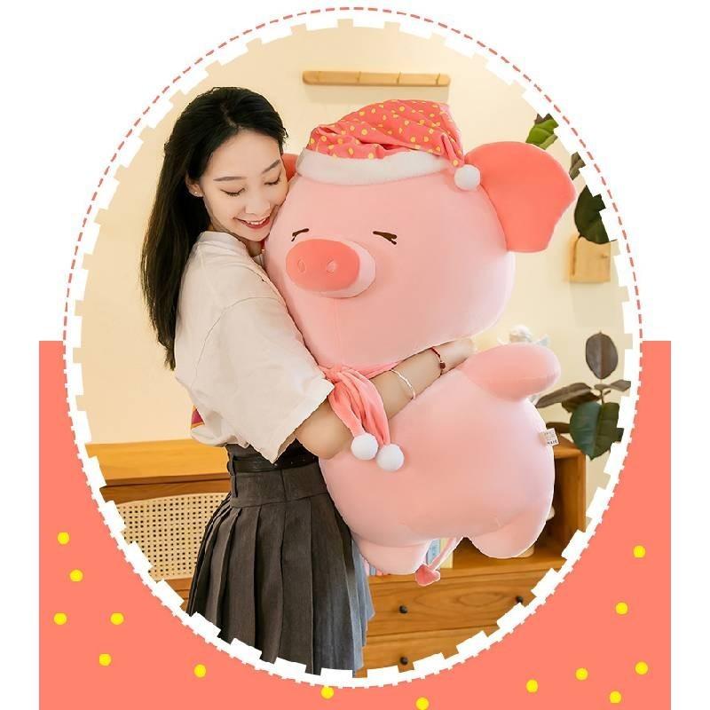 Adorable Goodnight Pig Plush Toy Perfect Birthday Gift For Girls Stuffed Doll