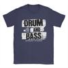 DRUM AND BASS  Unisex T Shirt  Vintage Tee Shirt Short Sleeve Crewneck TShirts Pure Cotton New Arrival Tops