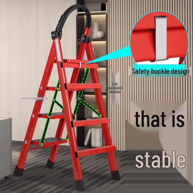 Telescopic Multi-Functional Household Folding Step Ladder