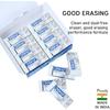 Doms Non-Toxic Dust Free Extra Long Eraser Box Pack | For Clean & Clear Erasing | Stationery Gift Item For Kids & Studen